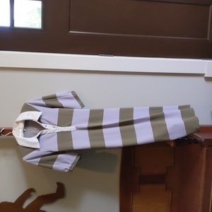 Tibi polo cut-out dress